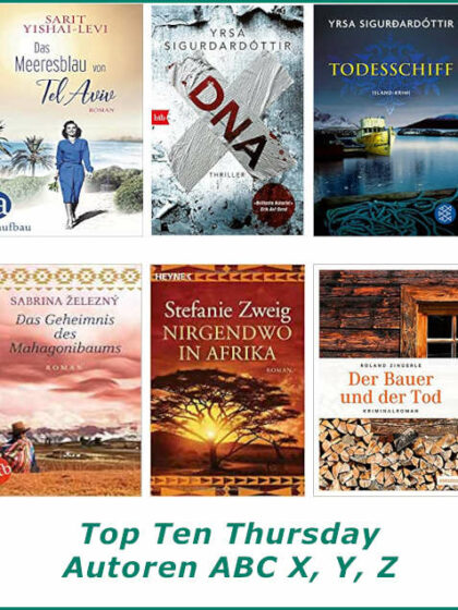 Top Ten Thursday #545 - Autoren ABC – X, Y, Z